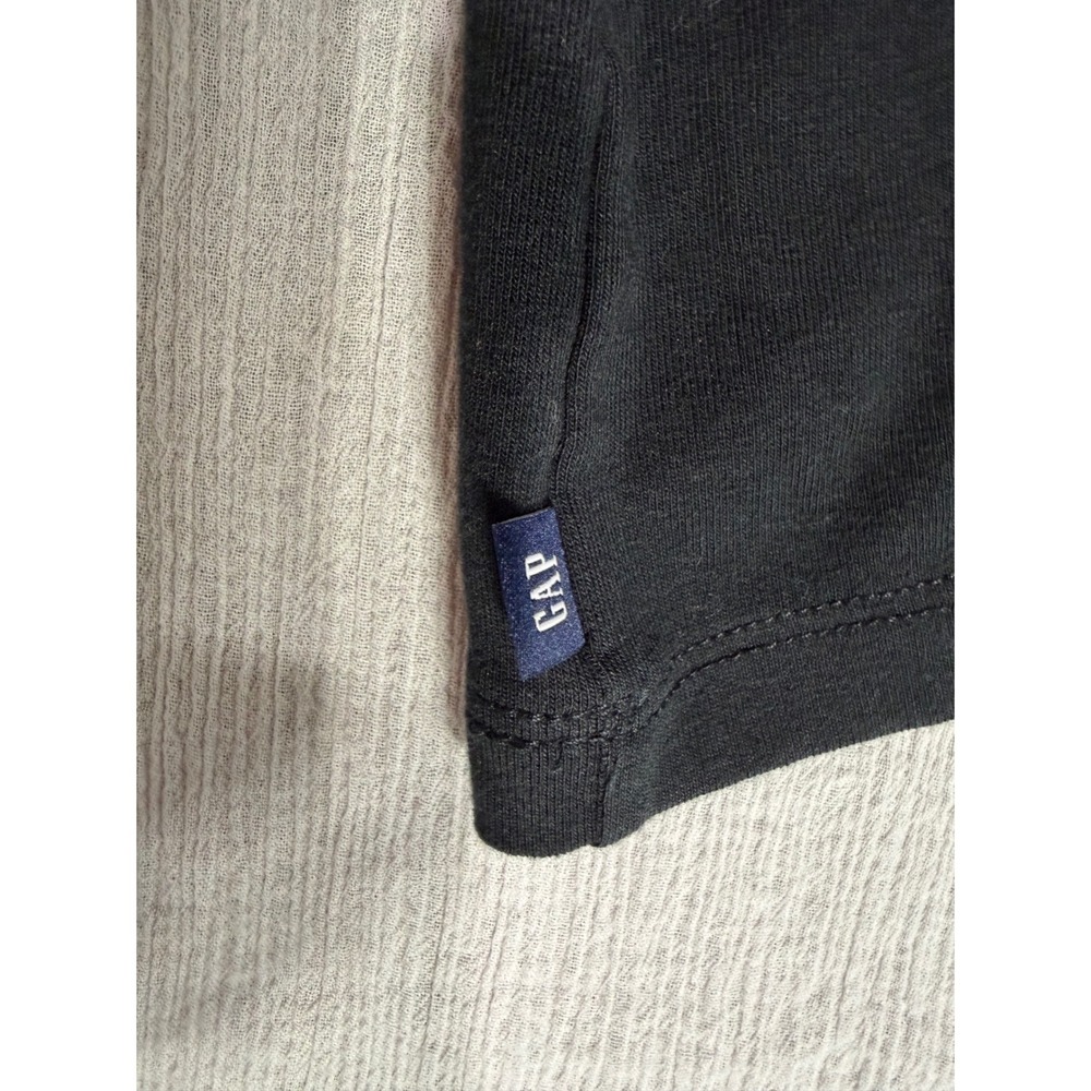 Gap Women's V-Neck Long Sleeve Top Black Cotton Modal Blend Size L GP006391 - Picture 10 of 11